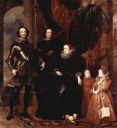 Anthony Van Dyck Genoan hauteur from the Lomelli family, painting